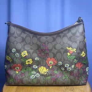 Coach Tabby Handbag in Signature Canvas with Floral Print
